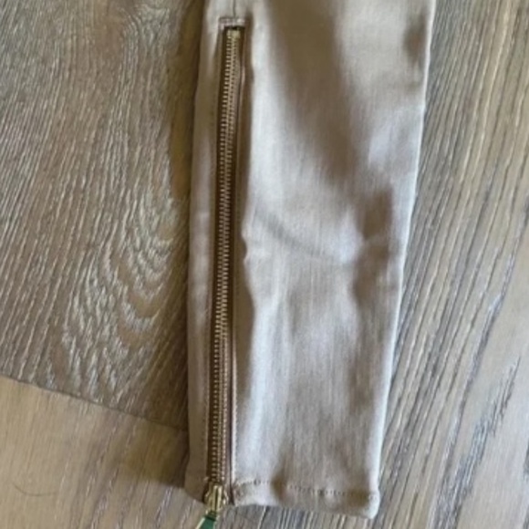 L’AGENCE Sabine High Rise Skinny Crop w/ Zip Cuff in Cappuccino - Picture 7 of 7